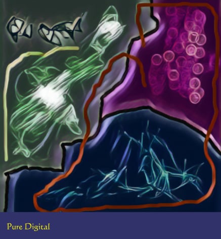 Pure digital art