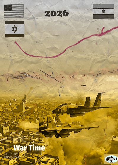 War Airplanes over a city